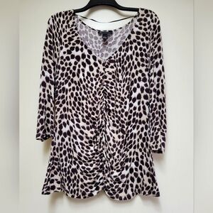 INC Animal Print Top